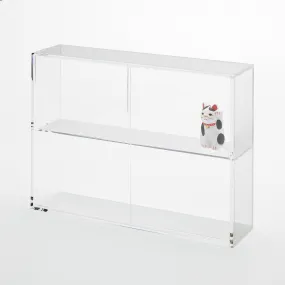 Acrylic Display Case With Sliding Doors - Large