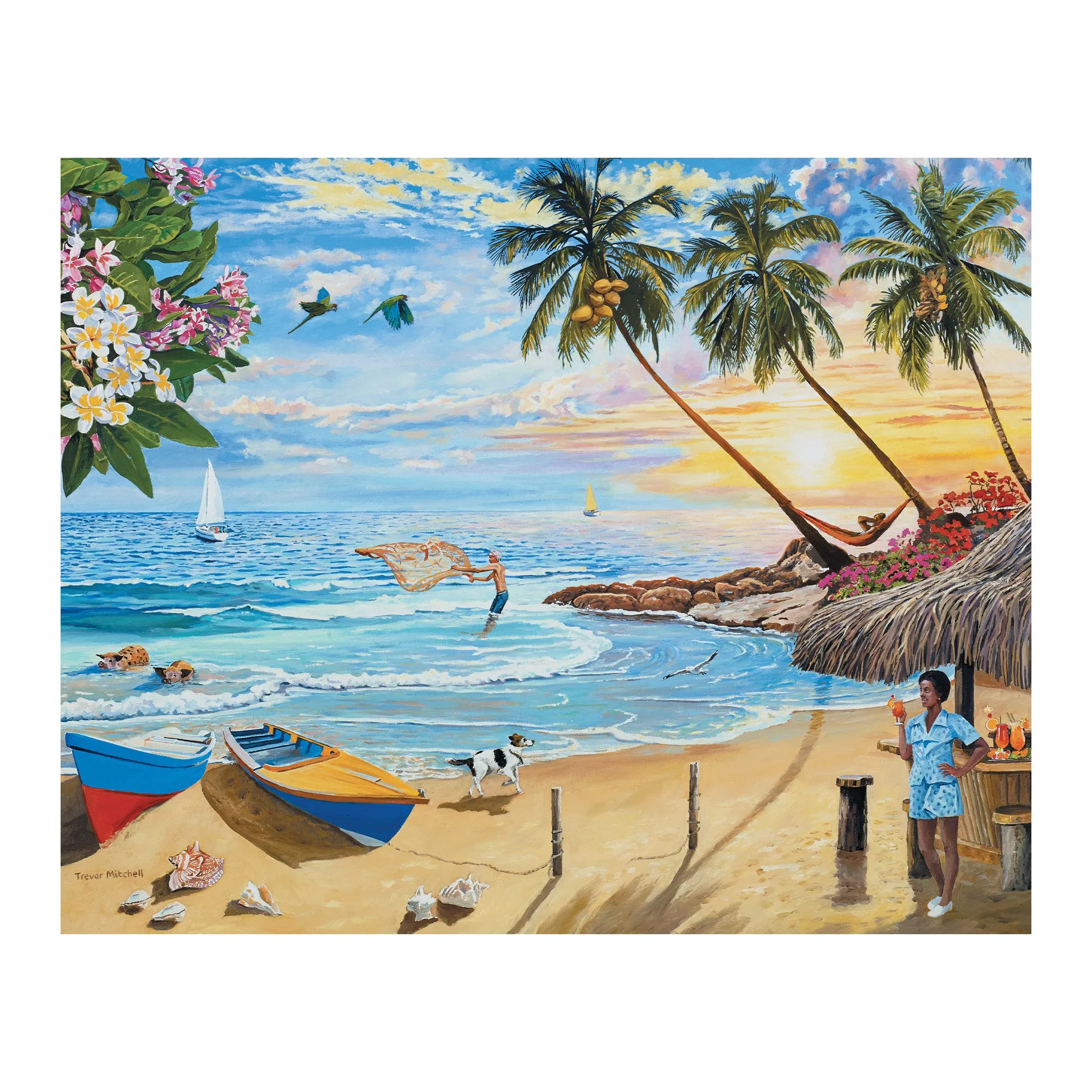 100 Piece Jigsaw Puzzle - Island Paradise - VAT Free