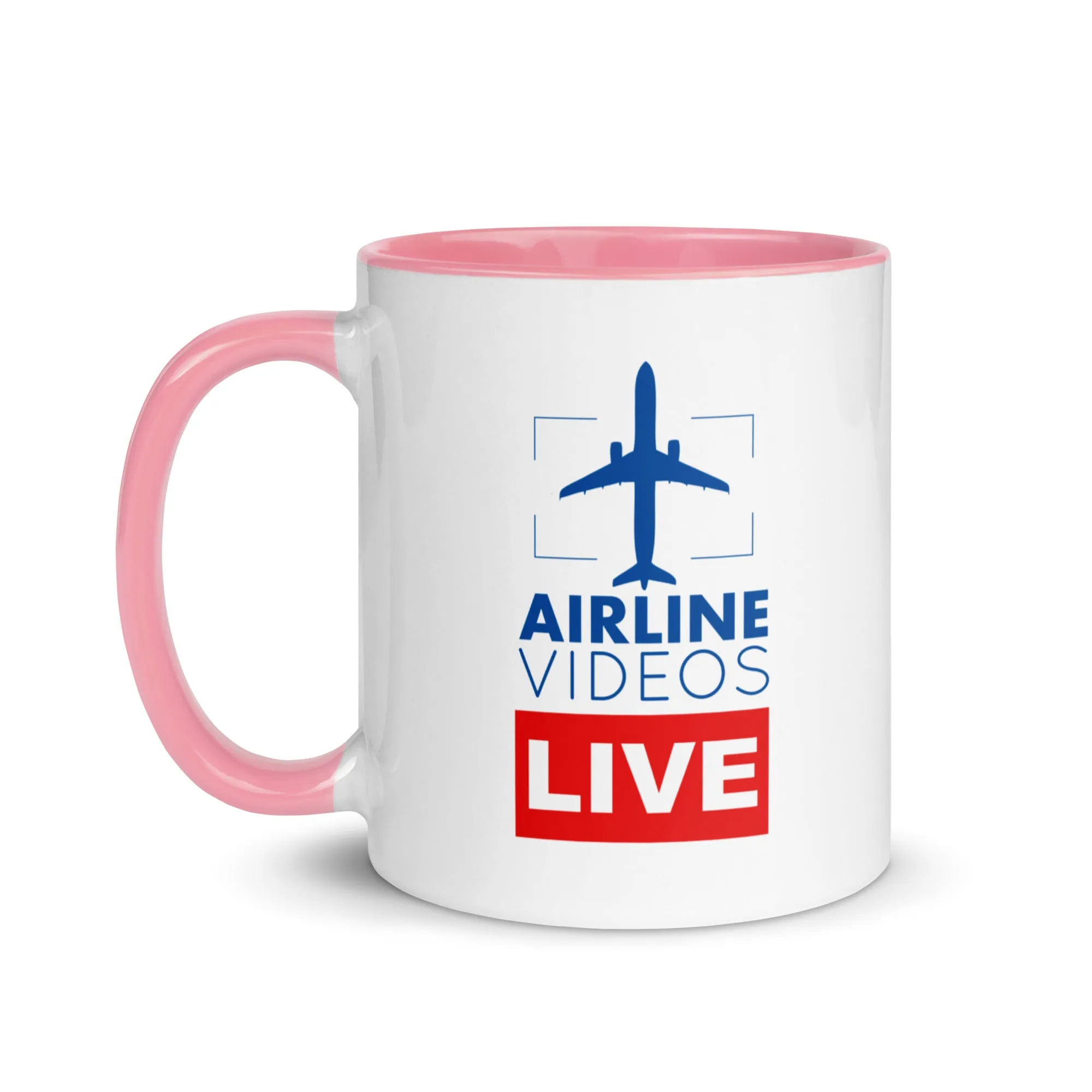 AIRLINE VIDEOS LIVE Mug with Color Inside