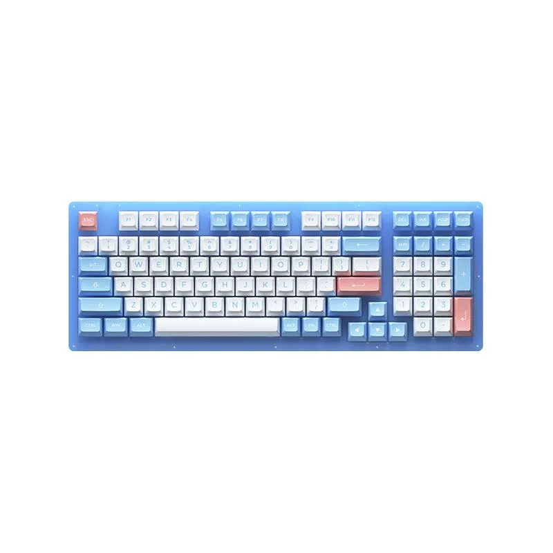 AKKO ACR98 COMBO RGB HOT-SWAPPABLE ACRYLIC MECHANICAL KEYBOARD DOLL OF THE PRINCESS (JELLY BLUE SWITCH)