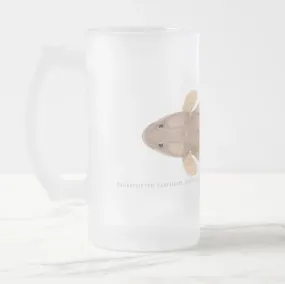 Bluespotted Flathead - Frosted Glass Stein