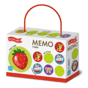 Board game "Memo" Funny - Memory Games for Toddlers age 2 