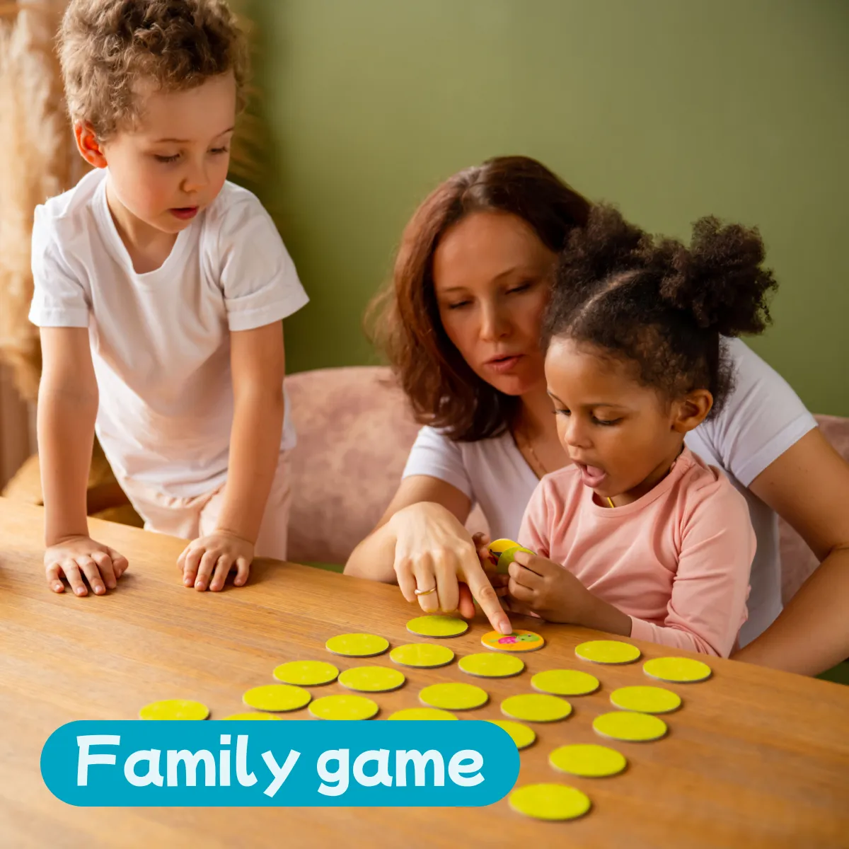 Board game "Memo" Funny - Memory Games for Toddlers age 2 