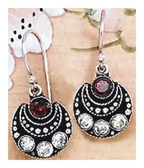 Cafe Algiers Garnet Earrings