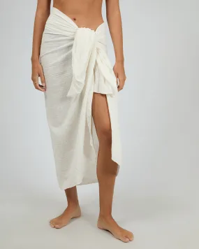 Chloe Maxi Sarong White