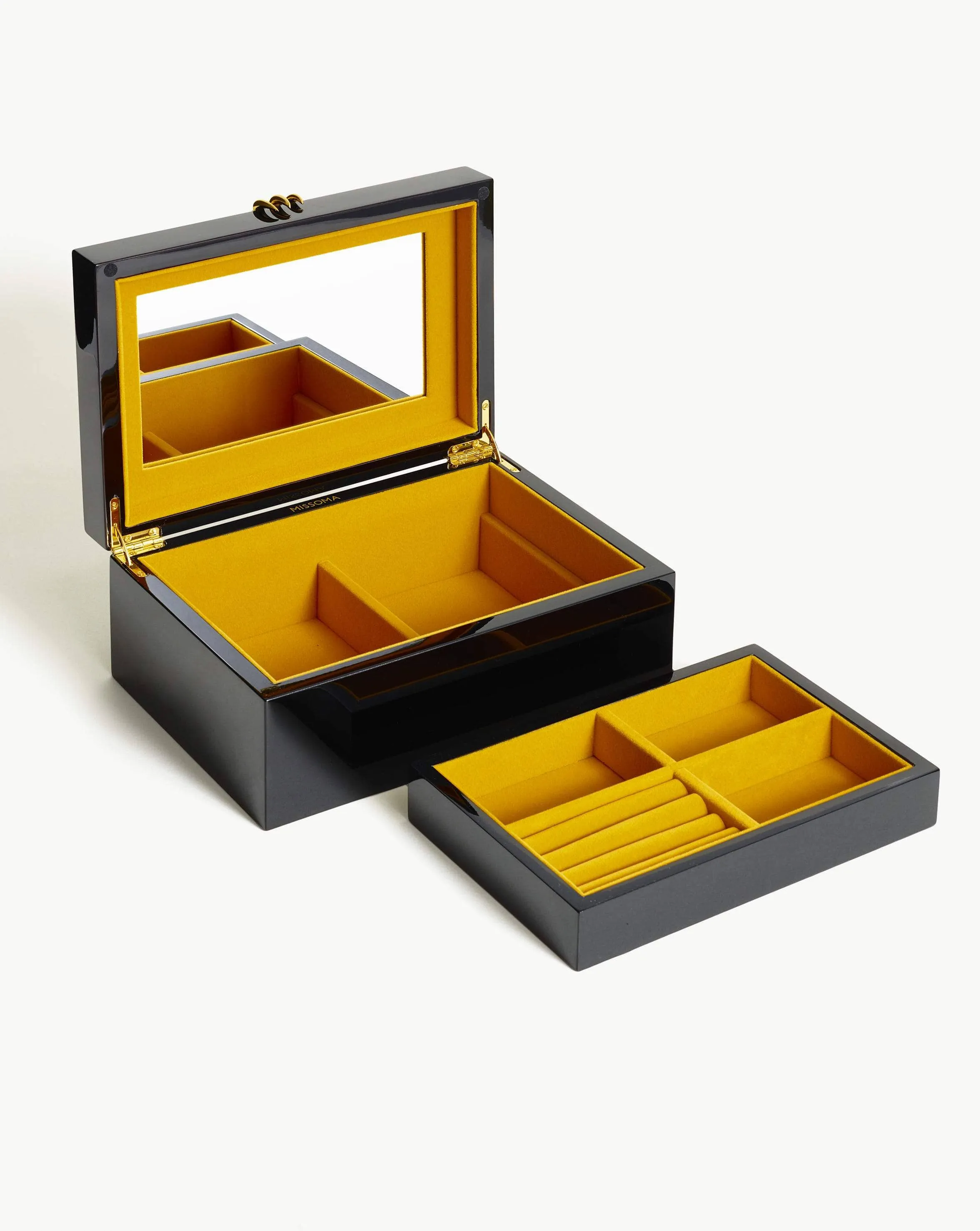 Claws Out Lacquered Jewellery Box | Black Lacquer