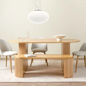 Eve 6 Seater Dining Table - Birch