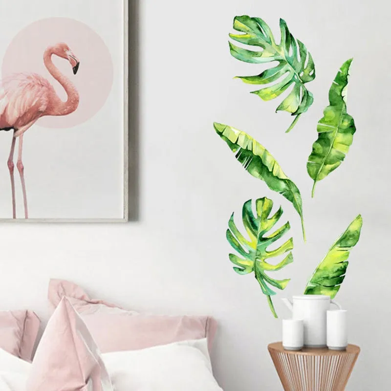 Flowers Bird Wall Stickers