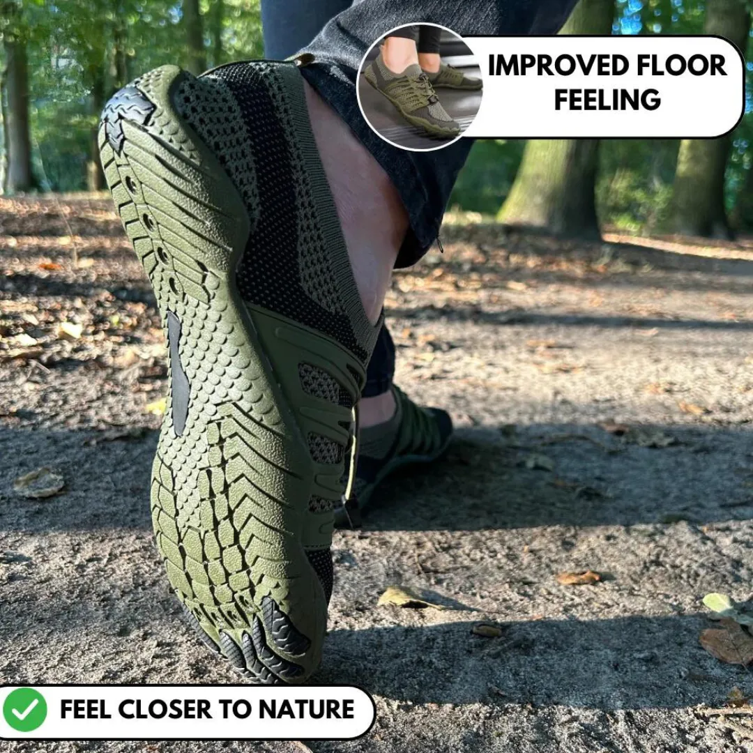 GRW Ortho Barefoot Men Shoes | Free Move, Natural Comfort Casual Outdoor Shoes