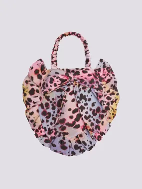 Hypnotic Cheetah Heart Shape Bag