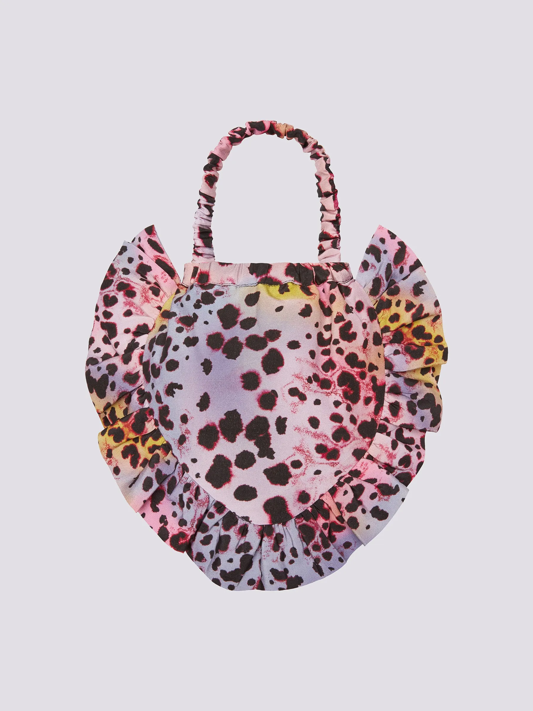 Hypnotic Cheetah Heart Shape Bag