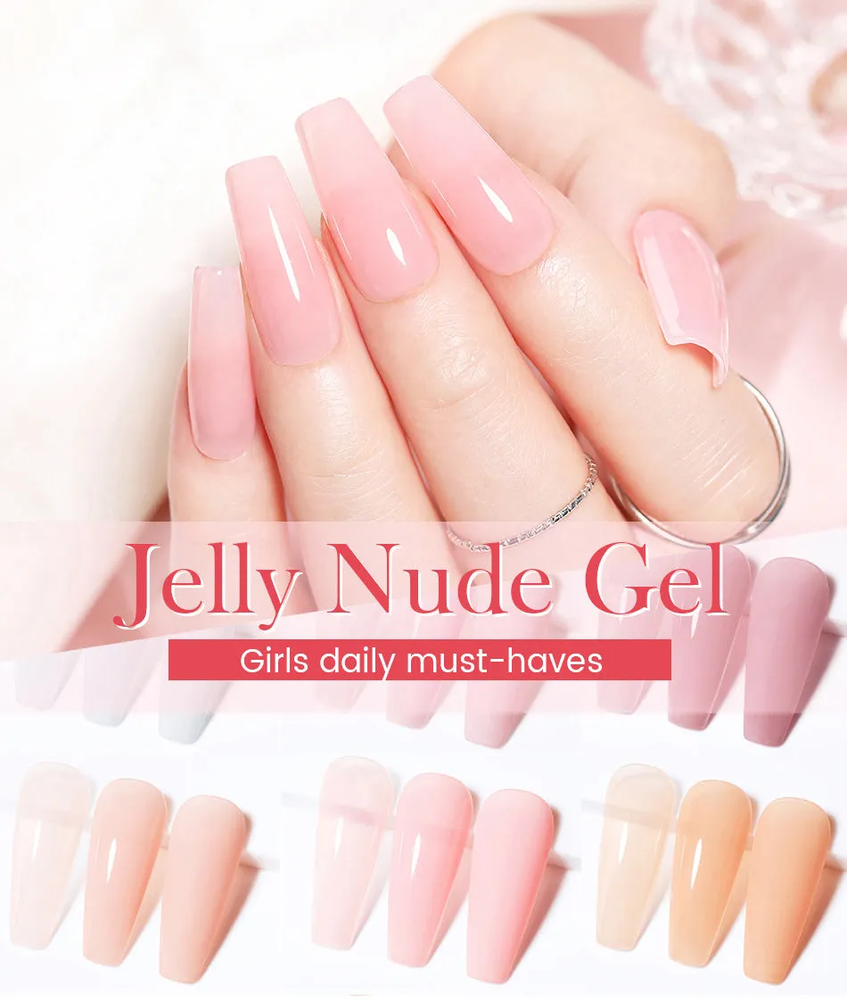 Jelly Nude Gel Polish Born Pretty