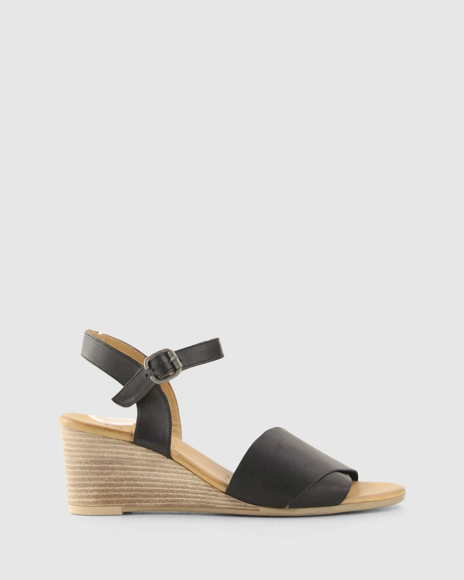 Josie Wedge Heel Black