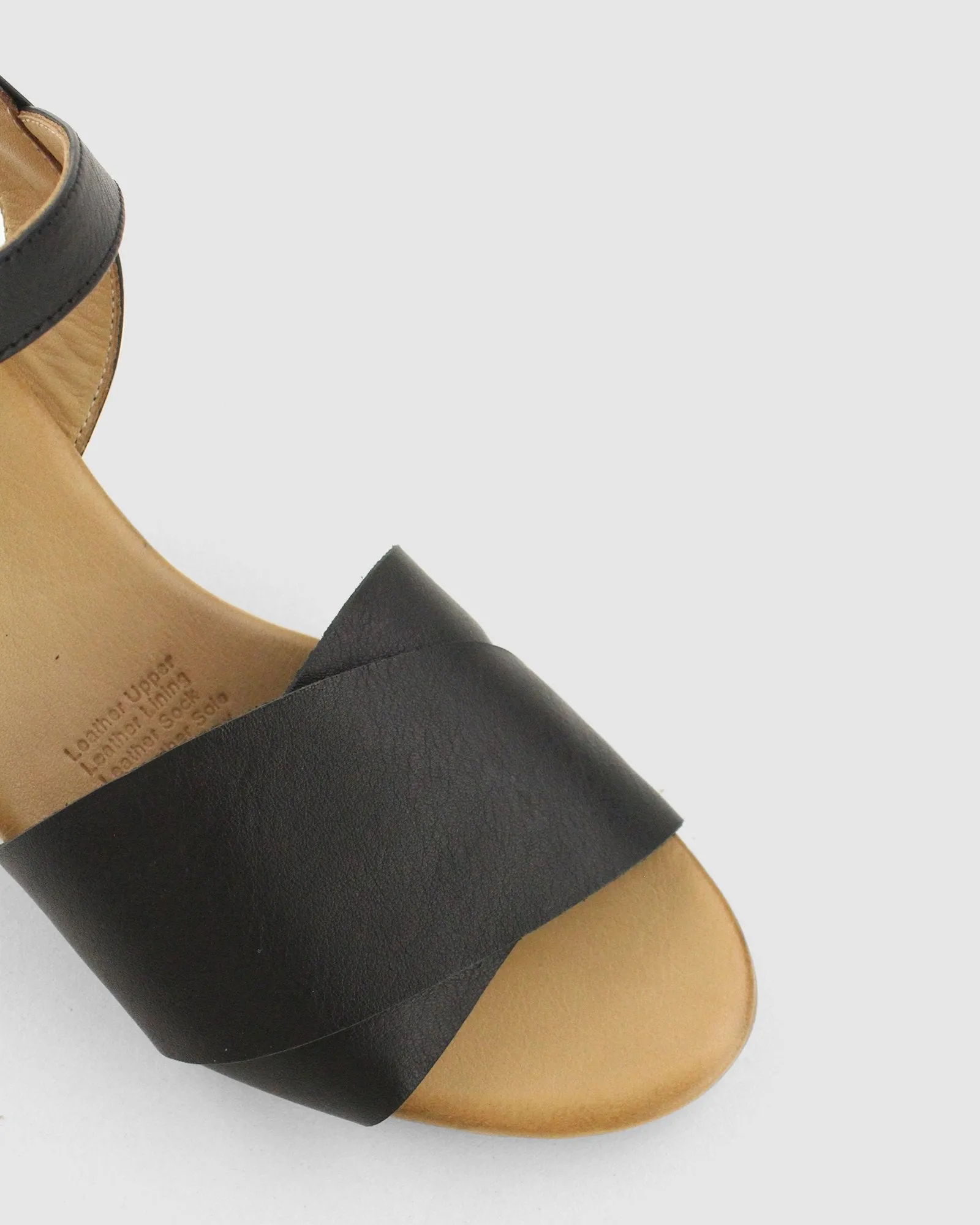 Josie Wedge Heel Black