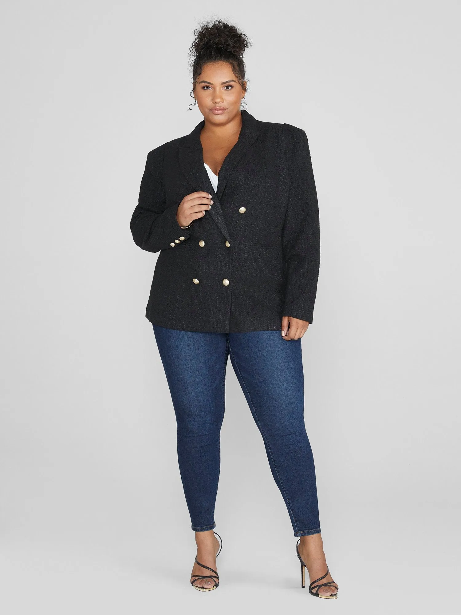 Kayla Textured Boyfriend Blazer