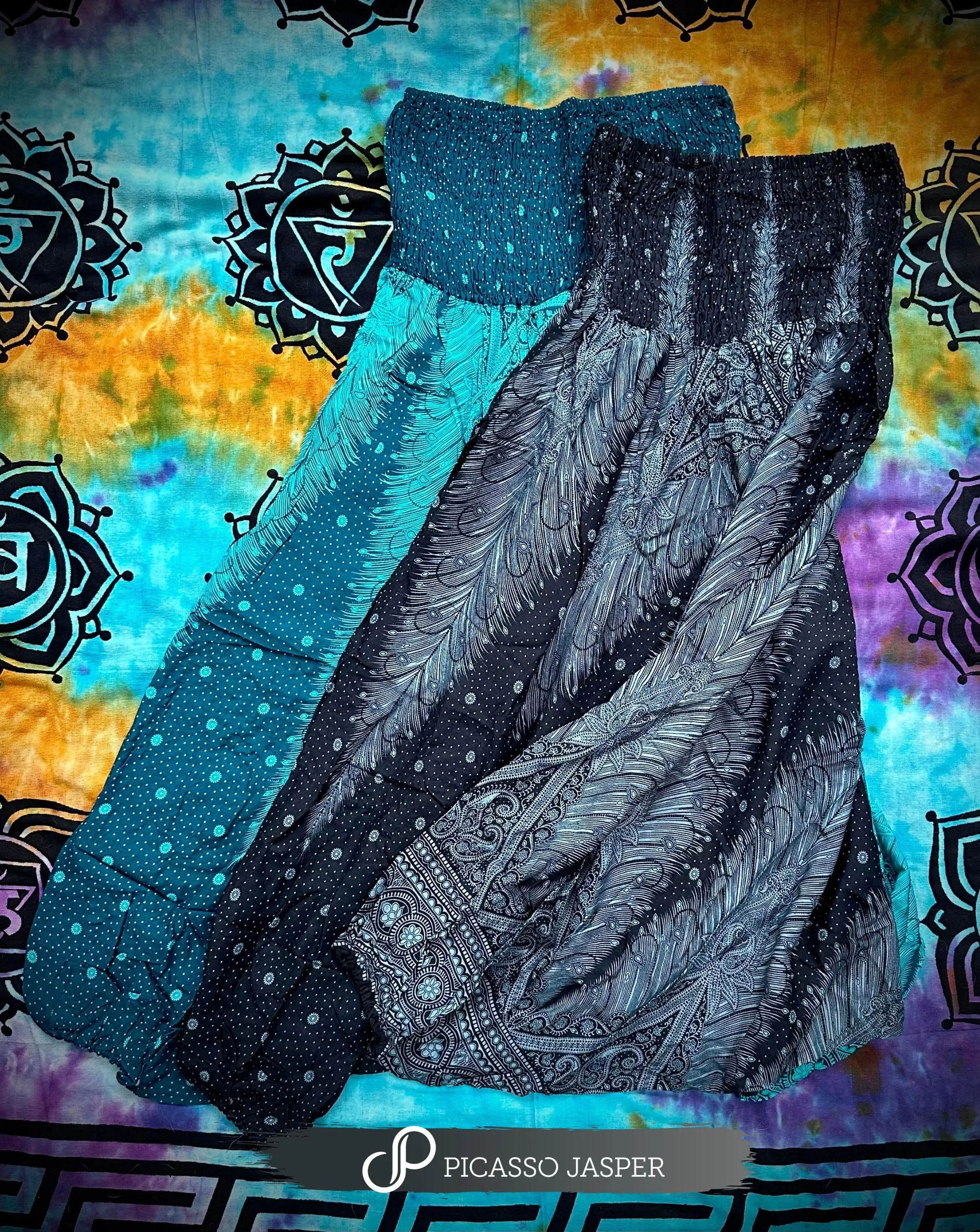 Last ones! Feathers! Wide Leg Goddess Pant & Jumper