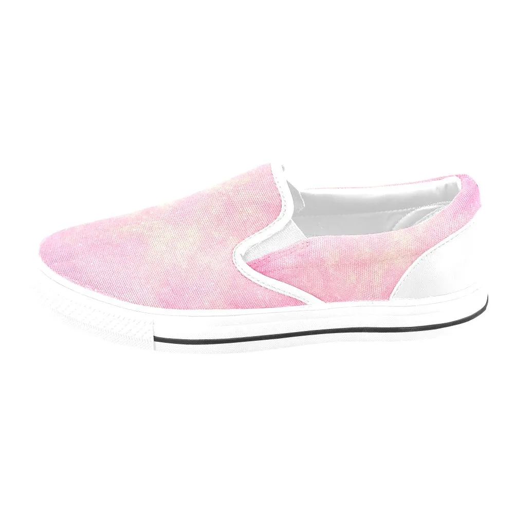 Pink Sky Slip-on Canvas Women's Shoes