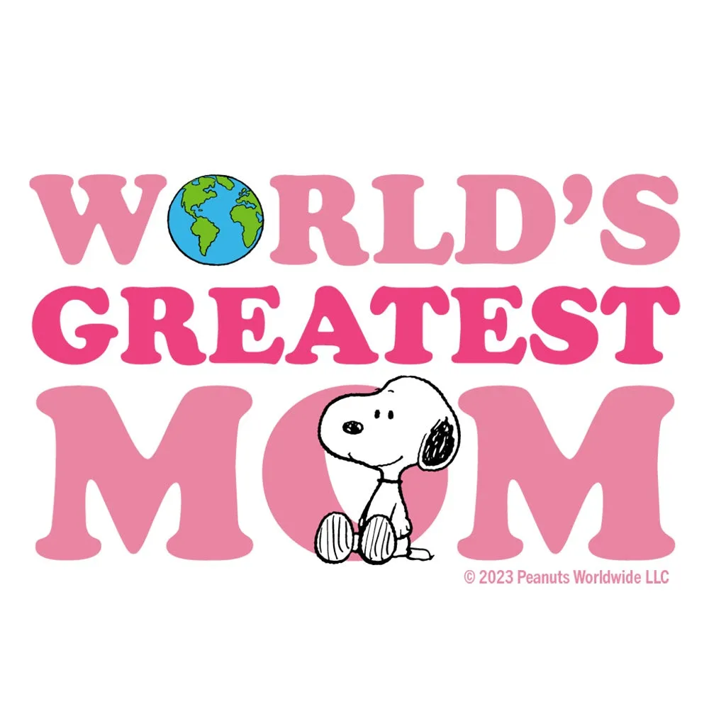 Snoopy World's Greatest Mom Two Tone Mug