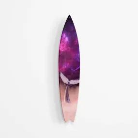 Space Whale in Clouds Acrylic Surfboard Wall Art