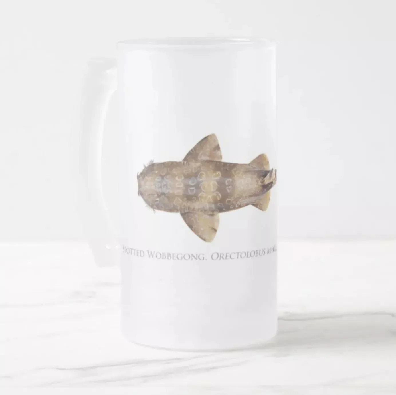 Spotted Wobbegong - Frosted Glass Stein