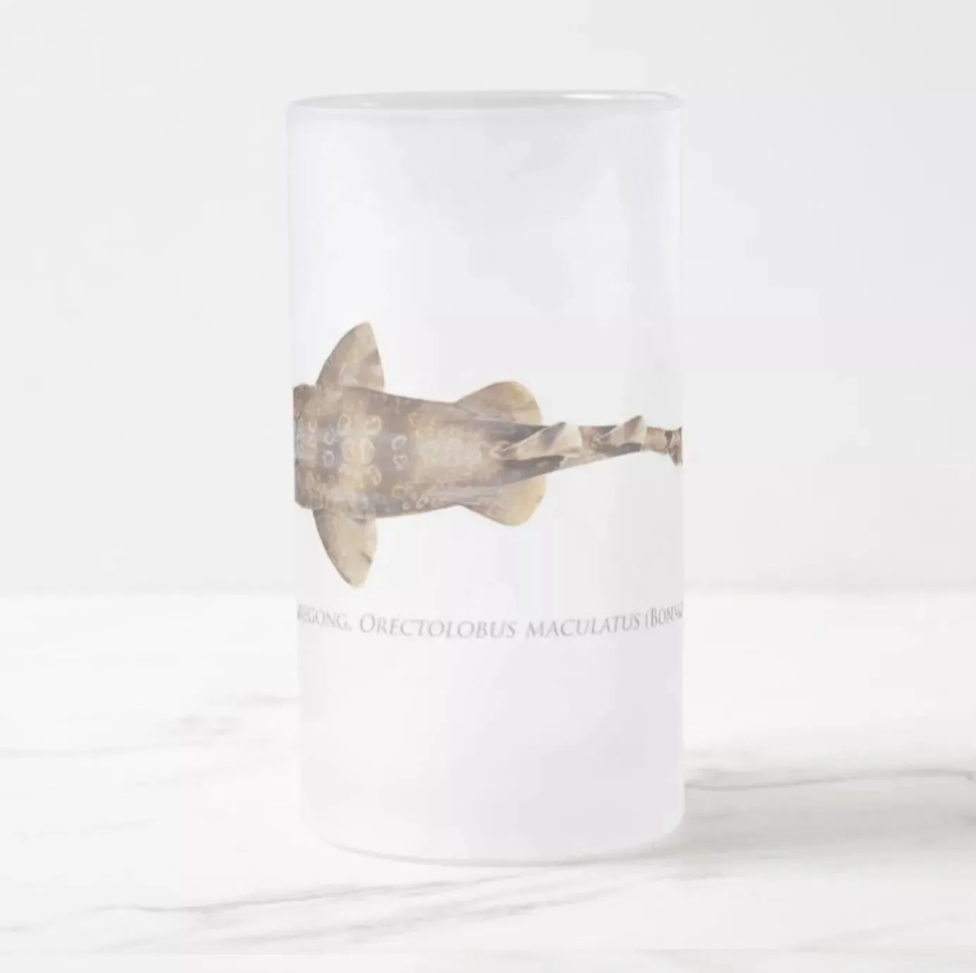 Spotted Wobbegong - Frosted Glass Stein