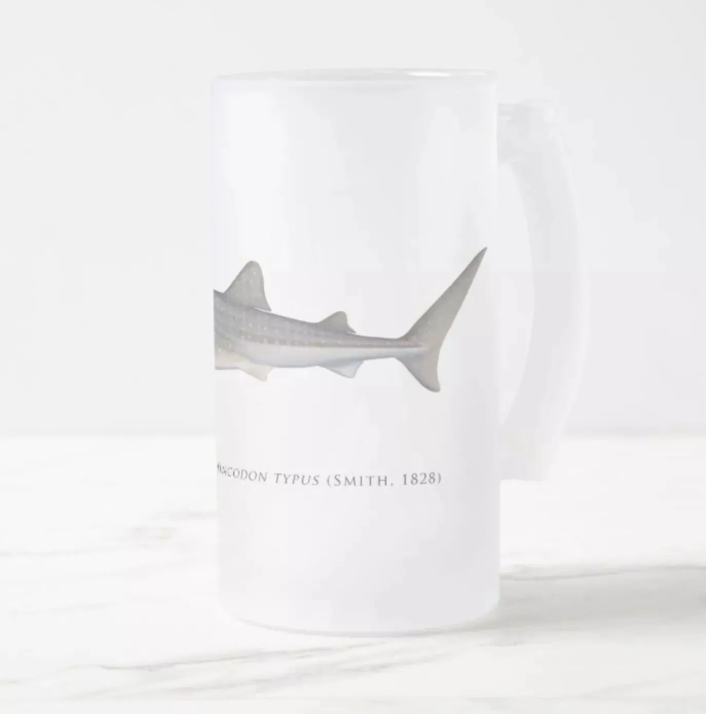 Whale Shark - Frosted Glass Stein