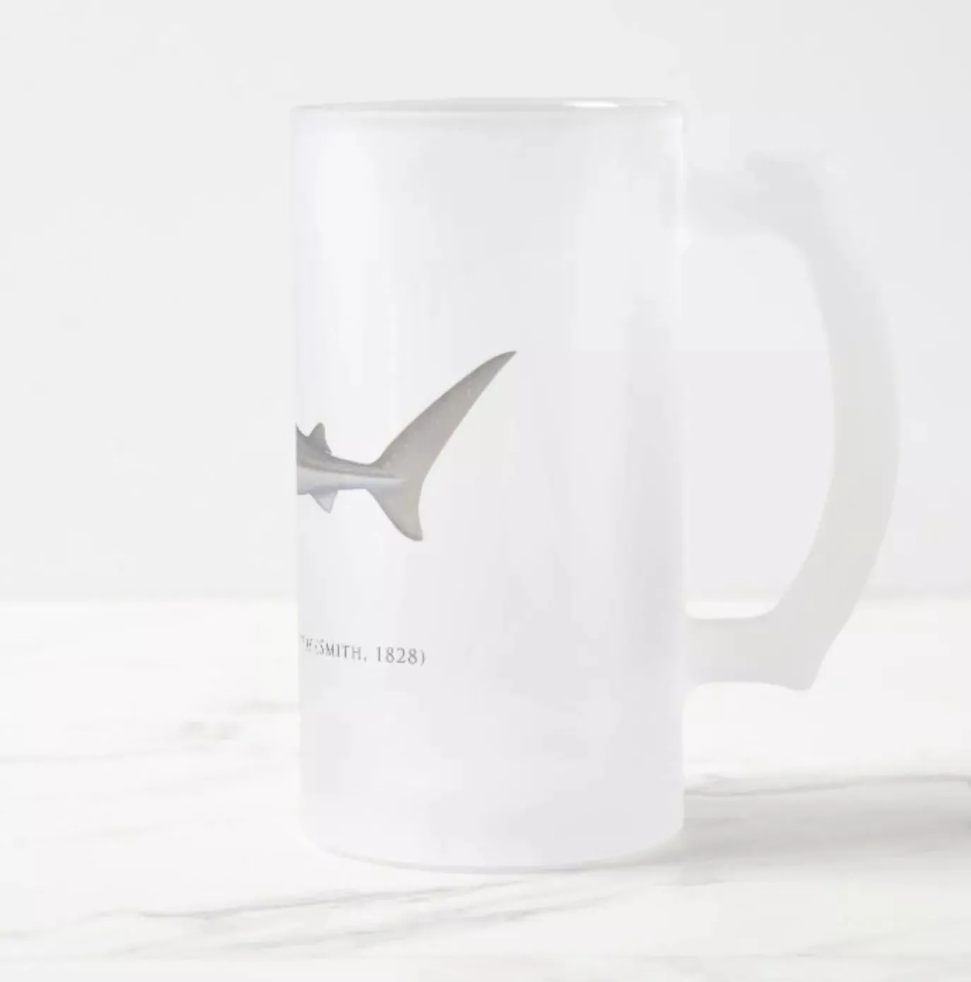 Whale Shark - Frosted Glass Stein